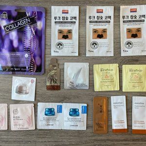K-beauty and J-beauty skincare sample bundle 16pc (Sulwhasoo, Laneige and more)